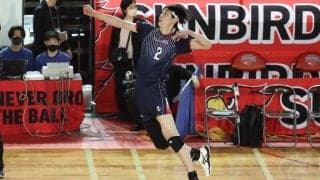 身長207cmの麻野堅斗（東山高）が高校生で唯一日本代表入り　目指すは動けるミドルブロッカー