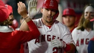 【MLB】トラウト、反撃の177キロ3号ソロ　左手甲打撲から完全復活、復帰後初アーチ