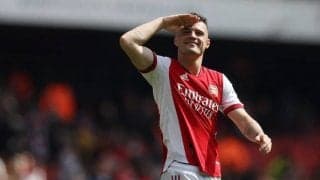 ｢まさにロケット｣!!アーセナルMFの強烈ゴールが｢凄すぎる｣!サッカー日本代表・冨安健洋の復帰戦でC・ロナウドが意地の一撃も…マンU粉砕の｢ミドル弾｣