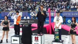 【X Games】男子スケートボード・ストリートは日本勢が表彰台を独占　堀米雄斗が金メダル