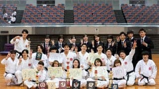 【拳法部】女子優勝、男子３位の大奮闘！塩谷が最優秀選手賞に輝く！