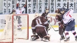上位リーグ初戦　流れをつかめず中大に完敗