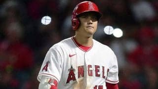 大谷翔平、微妙なハーフスイング判定で三振　米嘆き「今季の審判は良くない」「酷い」