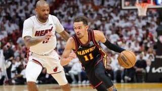 ヒートの強固な守備網に苦しむホークスのヤング「こんなにガードされるのは高校以来だ」