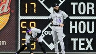 【MLB】制御不能の外野陣が「コメディ」　“美しすぎる”お見合いに唖然「みんな大丈夫？」