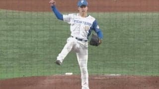 吉田輝星が「バケモンじみてきた」　ミットに突き刺す剛球に驚愕「躍動感たまらん」