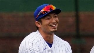 鈴木誠也も3メートル後ろで仰天　カブス一塁手の超美技に米騒然「セイヤの表情（笑）」