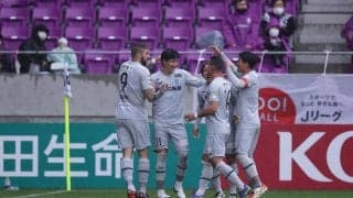 クルークスの高精度クロスから山岸祐也のヘディング弾！ 京都下した福岡が5試合ぶり白星【明治安田J1第10節】