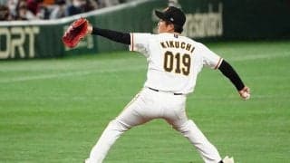 巨人・菊地大稀、支配下即プロ初登板　“異例”ユニホームの背番号3桁「019」のまま