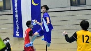 【ハンドボール部男子】３６－３２で大経大に勝利し、上位リーグへ