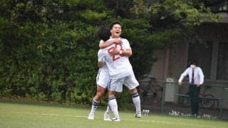 [男子サッカー]“粘り勝ち”開幕２連勝！　小野田の劇的弾で早大撃破！