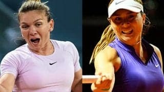 元女王ハレプと2位バドサ 激突