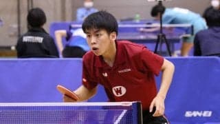 早稲田大・濵田一輝らがベスト64入り　男子シングルス4回戦結果＜卓球・関東学生新人選手権大会＞