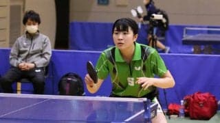 専修大・立川朋佳がベスト8入り　女子シングルス5回戦結果＜卓球・関東学生新人選手権大会＞