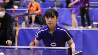 中央大1年がベスト4に3人　女子シングルス準々決勝結果＜卓球・関東学生新人選手権大会＞