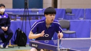 中央大・中田泰成、8強入り　男子シングルス7回戦結果＜卓球・関東学生新人選手権大会＞