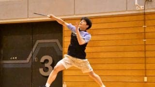【バドミントン部男子】５−０でリーグ初戦は快勝