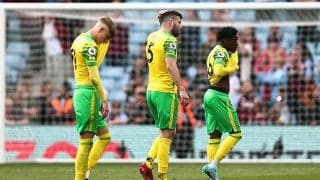 今季プレミア最初の降格はノリッジ…昨季2部優勝で1年での復帰も再び1年での降格に