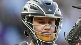 【MLB】「ど真ん中でしたが…」放送席も騒然の“疑惑の判定”に捕手も驚き「えっ？」