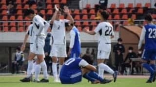 【サッカー部男子】甲南大に敗れ、リーグ戦初勝利とはならず