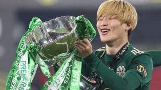 セルティック古橋亨梧が得点王とベストゴールのチーム2冠　「感謝しかないです」