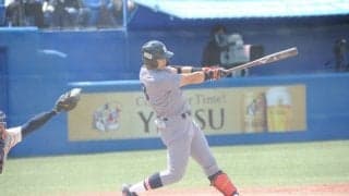 【野球】９回表に廣瀬の本塁打で逆転も、リードを守り切れず勝ち点獲得ならず　法大③