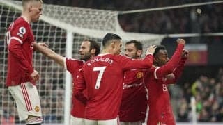 ｢このゴールは凄い｣!!マンUのポルトガル代表MFが強烈ダイレクトボレー!C・ロナウドはPKで3戦連発…20歳FWからの圧巻クロスで奪った｢先制弾｣