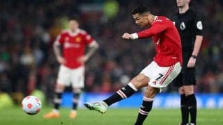 C・ロナウドのPKが鮮烈、ゴールが浮き上がるほどの凄まじい威力