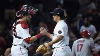 大谷翔平斬りに「衝撃」　澤村拓一の“147kmスプリット”に日米熱狂「めちゃいい球」