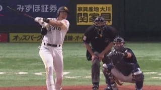 「詰まってもテラスとかおかしい」　鷹柳田、パワー炸裂“逆方向弾”は「バケモン」