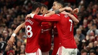 C・ロナウドのPK成功を確信? 先んじてコーナーへ向かうエランガの動きに焦点