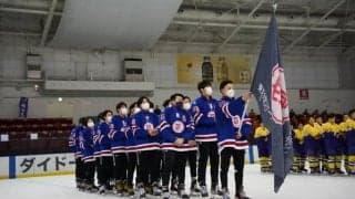 [アイスホッケー] 準優勝もベスト６に３名、最優秀新人賞は森田！