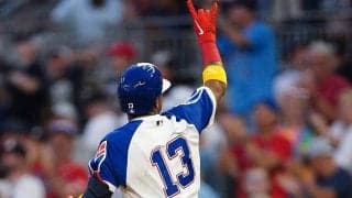 【MLB】137m特大弾生んだ“転倒スイング”　異次元アーチは「こけて一発なんて初めて見た」