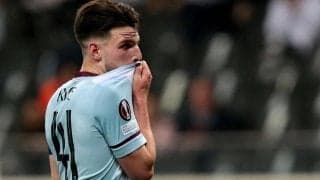 「不正だ」ウェストハムMFライスが審判に暴言吐く映像が拡散、最悪3試合の出場停止か