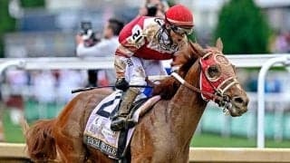単勝80倍＆最低20番人気が世紀の大激走V　米メディアも衝撃「3冠史上最大の番狂わせ」