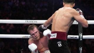 カネロ、劣勢のリングで取った衝撃行動が海外話題　「酔っ払い帰らせるみたい」の声