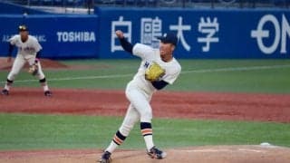明大・山田陸人の同点打、法大・篠木健太郎の気迫あふれる好救援で引き分け【5/8 春季東京六大学野球 明治大学vs法政大学】