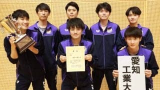 愛知工業大学、2季ぶり100回目のＶ　最優秀選手賞は曽根翔＜東海学生卓球春季リーグ男子結果＞