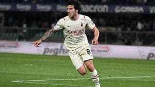 トナーリがバースデー弾2発、ミランが難敵ヴェローナに逆転勝利で首位キープ《セリエA》