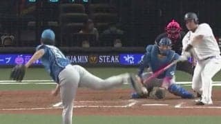 「千賀と同じくらい落ちてる」　打者揃って腰砕けの“魔球”が「地面に突き刺さる」