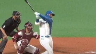 清宮の「すげぇ軌道のホームラン」　楽々100万再生の2連発目が「とんでもない打球」