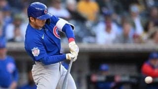 【MLB】鈴木誠也、先制適時二塁打で6試合ぶり打点　試合前にはダルビッシュと対面