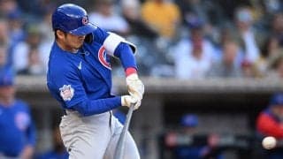 鈴木誠也、内角さばき先制二塁打！　控えめガッツポーズで米速報「不調脱するきっかけ」