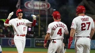 【MLB】大谷翔平、メジャー通算100号に王手　10戦ぶり5号ソロ＆初の6号満塁弾、エ軍大勝
