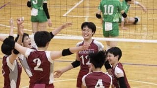 身長184cmの大型ルーキーが躍動した下北沢成徳が失セット0でＶ【東京女子春季大会兼関東大会予選】