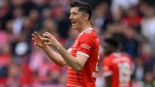 「これはさすがにフェイク」レヴァンドフスキの“超高速連続ヘディング”が注目浴びる「メッシのは信じたけど…」