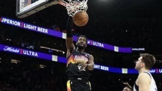 3Qに躍動したサンズがシリーズ突破へ王手…マブスを30点差で撃破／NBAプレーオフ