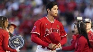 大谷翔平、試合前のMVP受賞式で置かれたテーブル上に米識者驚き「ただただ凄すぎ」