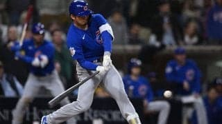 【MLB】鈴木誠也、代打で中前打　指揮官「右足首にまだ痛みがあり、無理させたくなかった」