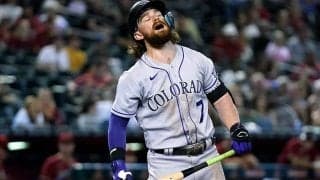 【MLB】目を疑う“誤審疑惑”に打者フリーズ…　10cm離れた「ストライク」に解説も絶句